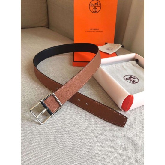 Replica Cintura reversibile Hermes Brown Saddle 38MM Replica Cintura reversibile Hermes Brown Saddle 38MM