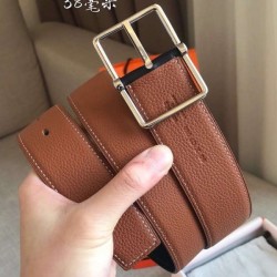 Cintura reversibile Hermes Brown Saddle 38MM