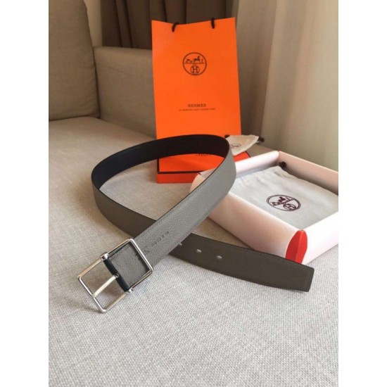 Replica Cintura reversibile Hermes Grey Saddle 38MM Replica Cintura reversibile Hermes Grey Saddle 38MM