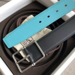 Cintura reversibile Hermes Bleu Obscur da 38 mm