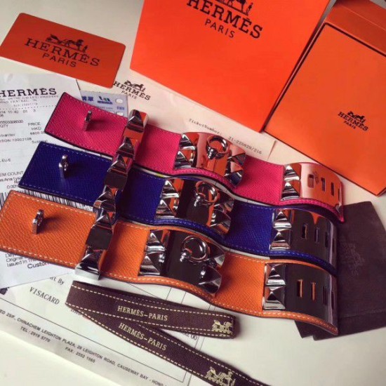 Replica Bracciale Hermes Collier de Chien blu Epsom taglia S Replica Bracciale Hermes Collier de Chien blu Epsom taglia S