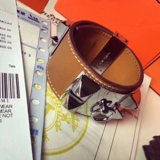 Replica Bracciale Hermes Collier de Chien marrone Epsom taglia S Replica Bracciale Hermes Collier de Chien marrone Epsom taglia S