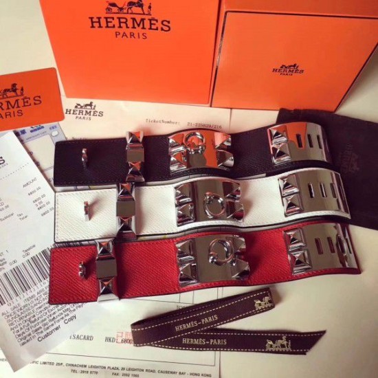 Replica Bracciale Hermes Collier de Chien nero Epsom taglia S Replica Bracciale Hermes Collier de Chien nero Epsom taglia S