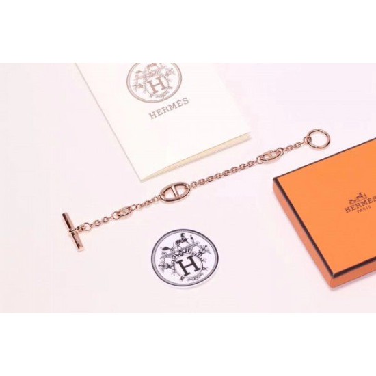 Replica Bracciale Hermes LG Farandole in oro rosa Replica Bracciale Hermes LG Farandole in oro rosa