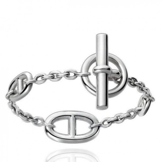 Replica Bracciale Hermes LG Farandole in argento sterling Replica Bracciale Hermes LG Farandole in argento sterling