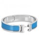 Replica Bracciale Hermes Clic H PM in smalto blu Replica Bracciale Hermes Clic H PM in smalto blu