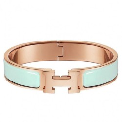 Bracciale Hermes Aqua Enamel Clic H PM