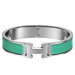Bracciale Hermes Clic H PM verde smalto