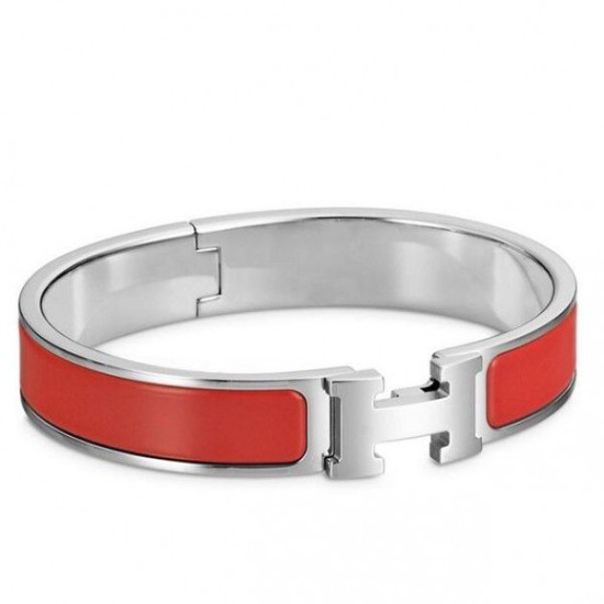 Replica Bracciale Hermes Clic H PM in smalto rosso Replica Bracciale Hermes Clic H PM in smalto rosso