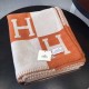 Replica Coperta Hermes Orange Avalon