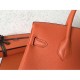 Replica Borse Birkin Hermes Clemence Arancio 25cm Replica Borse Birkin Hermes Clemence Arancio 25cm