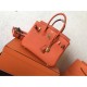 Replica Borse Birkin Hermes Clemence Arancio 25cm Replica Borse Birkin Hermes Clemence Arancio 25cm