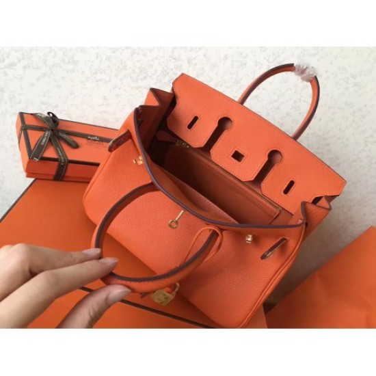 Replica Borse Birkin Hermes Clemence Arancio 25cm Replica Borse Birkin Hermes Clemence Arancio 25cm