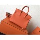Replica Borse Birkin Hermes Clemence Arancio 25cm Replica Borse Birkin Hermes Clemence Arancio 25cm