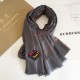 Replica Scialle in cashmere Burberry TB in edizione limitata 80 x 200 grigio