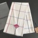 Replica Scialle in cashmere Burberry TB in edizione limitata 80 x 200 bianco