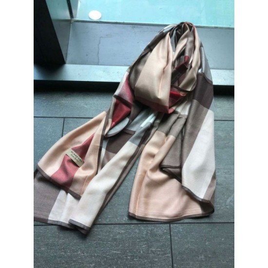 Replica Sciarpa Burberry in velluto a trama sottile classica a sezione sottile marrone