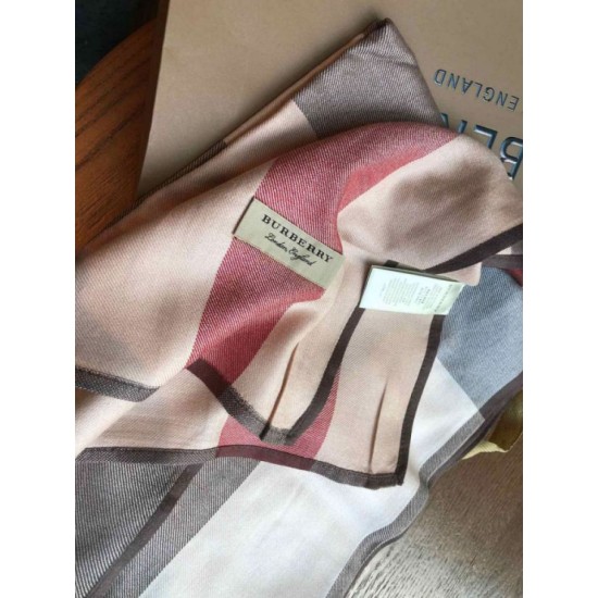 Replica Sciarpa Burberry in velluto a trama sottile classica a sezione sottile marrone