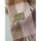 Replica Scialle in cashmere con motivo check classico Burberry 70 x 200 albicocche