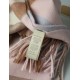 Replica Scialle in cashmere con motivo check classico Burberry 70 x 200 albicocche