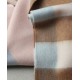 Replica Scialle in cashmere con motivo check classico Burberry 70 x 200 albicocche