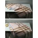 Replica Scialle in cashmere con motivo check classico Burberry 70 x 200 albicocche