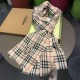 Replica Burberry Scialle in cashmere con motivo Horseferry Check 70 x 200 Nero