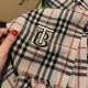 Replica Burberry Scialle in cashmere con motivo Horseferry Check 70 x 200 Nero