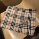 Replica Burberry Scialle in cashmere con motivo Horseferry Check 70 x 200 Nero