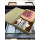 Replica Scialle in cashmere con stampa Oyster Burberry 110 x 200 rosso