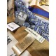 Replica Scialle in cashmere con stampa Oyster Burberry 110 x 200 blu