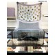 Replica Scialle in cashmere con stampa Oyster Burberry 110 x 200 nero