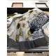 Replica Scialle in cashmere con stampa Oyster Burberry 110 x 200 nero