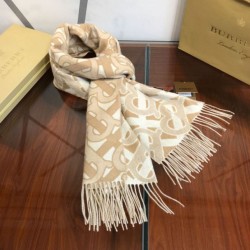 Burberry TB Limit Edition Cashmere Scialle Albicocca