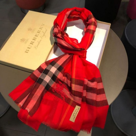 Replica Scialle Burberry Classic Horse Cashmere Rosso