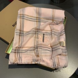 Scialle in cashmere e seta Burberry 130 x 240