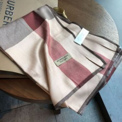 Sciarpa Burberry in velluto a trama sottile classica a sezione sottile marrone