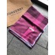 Replica Sciarpa di velluto a trama sottile criptata Burberry classica Viola