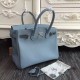 Replica Borse Hermes Birkin 30cm 35CM in pelle blu Lin Clemence Replica Borse Hermes Birkin 30cm 35CM in pelle blu Lin Clemence