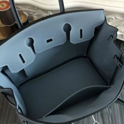 Borse Hermes Birkin 30cm 35CM in pelle blu Lin Clemence Borse Hermes Birkin 30cm 35CM in pelle blu Lin Clemence