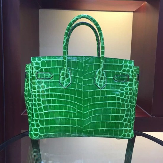 Replica Borse Hermes Birkin 30cm 35CM in pelle di coccodrillo di bambù Replica Borse Hermes Birkin 30cm 35CM in pelle di coccodrillo di bambù