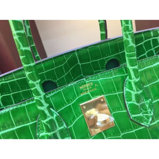 Replica Borse Hermes Birkin 30cm 35CM in pelle di coccodrillo di bambù Replica Borse Hermes Birkin 30cm 35CM in pelle di coccodrillo di bambù