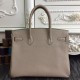 Replica Borse Hermes Birkin 30cm 35CM in pelle grigio Clemence Replica Borse Hermes Birkin 30cm 35CM in pelle grigio Clemence