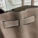 Replica Borse Hermes Birkin 30cm 35CM in pelle grigio Clemence Replica Borse Hermes Birkin 30cm 35CM in pelle grigio Clemence