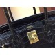 Replica Borse Hermes Birkin 30cm 35CM in pelle nera di coccodrillo Replica Borse Hermes Birkin 30cm 35CM in pelle nera di coccodrillo