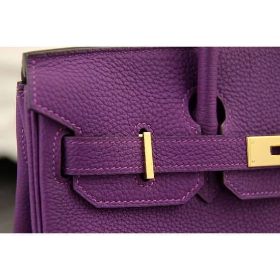 Replica Borse Hermes Birkin 30cm 35CM in pelle viola Clemence Replica Borse Hermes Birkin 30cm 35CM in pelle viola Clemence