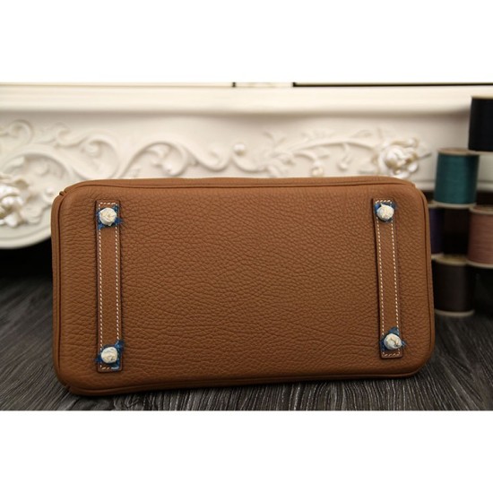 Replica Borse Hermes Birkin 30cm 35CM pelle marrone Clemence
