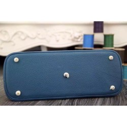Borse Hermes Bolide Tote In Cuoio Blu Borse Hermes Bolide Tote In Cuoio Blu