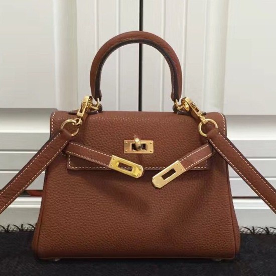 Replica Borse Hermes Kelly 25cm in pelle marrone Clemence Replica Borse Hermes Kelly 25cm in pelle marrone Clemence
