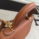 Replica Borse Hermes Kelly 25cm in pelle marrone Clemence Replica Borse Hermes Kelly 25cm in pelle marrone Clemence